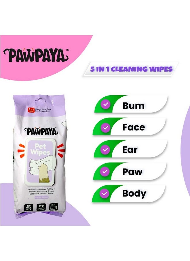 Simple Solution Solution Washable Dog Diapers, Super Absorbent, Soft & Leak Proof (X-Large) (6 Pcs) And Pawpaya 5 In 1 Multipurpose Plant-Based Pet Cleaning Wipes (100 Pulls)  - Image 5