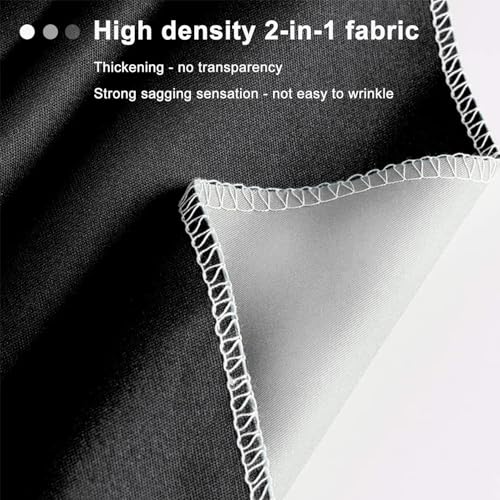 EMART Black and White Backdrop for Photography,6x9 ft 2 in 1 Black White Screen Background for Birthday Video Studio Portrait Photoshoot - Image 3