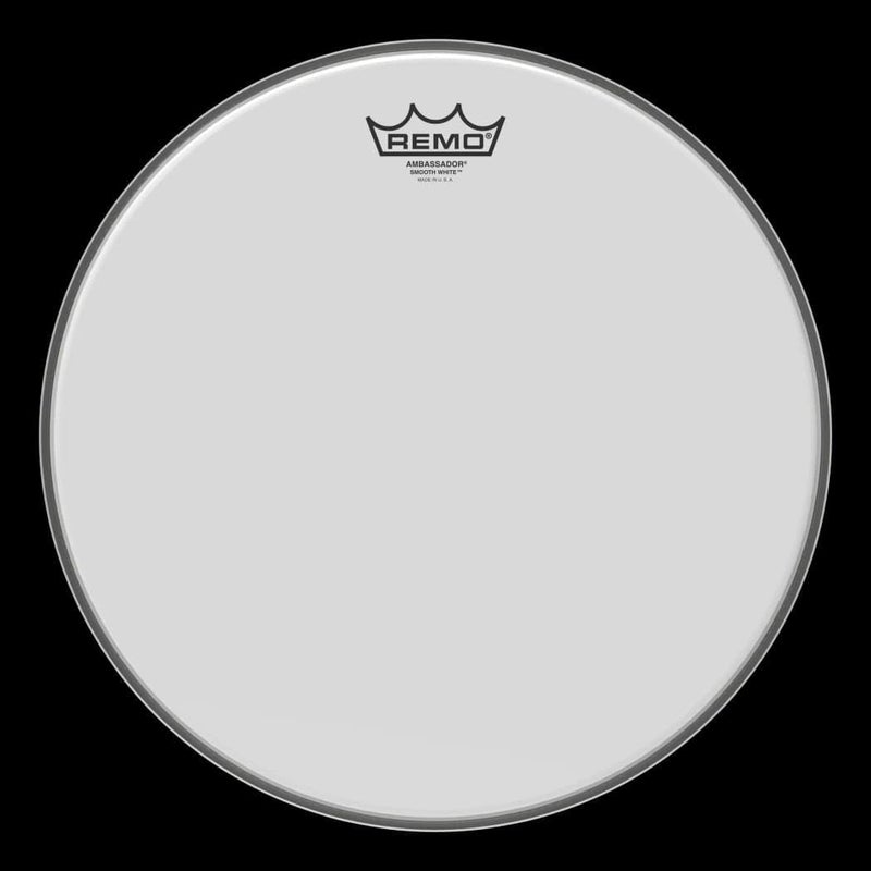 Remo Ambassador Smooth White Drum Head - Image 1