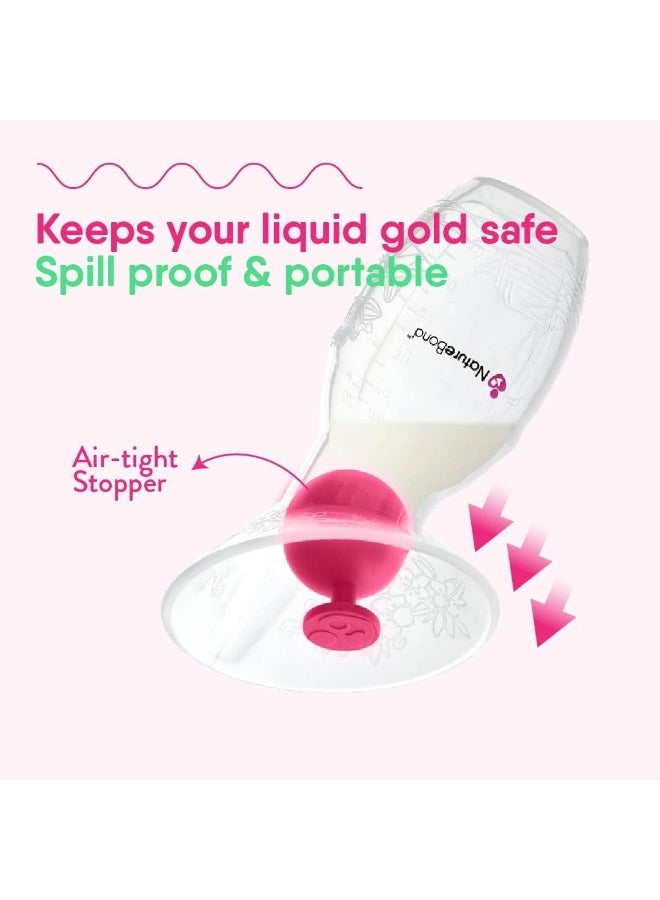 NatureBond Silicone Breast Pump Premium Pack with Stopper - Image 5