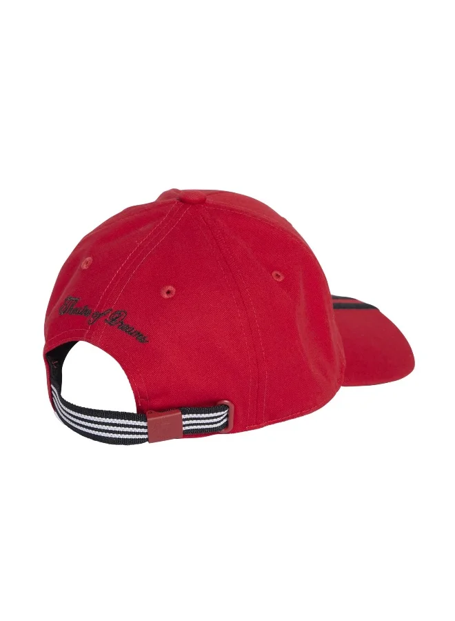 adidas Mufc Bb Cap Red Football Cap For Unisex Kids
