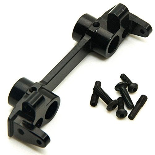 MOHERO Aluminum Front Plate Bumper Mount for Axial 110 SCX10 RC Crawler Car Type B Black - Image 1