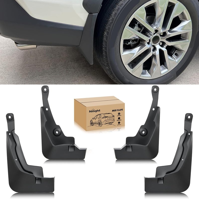Nilight 2025 Upgraded Mud Flaps for Toyota RAV4 2019-2024 All-Weather Mud Guard - Image 1