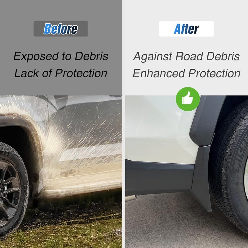 Nilight 2025 Upgraded Mud Flaps for Toyota RAV4 2019-2024 All-Weather Mud Guard - Image 2