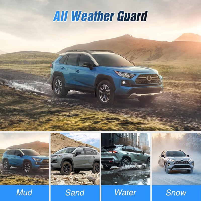 Nilight 2025 Upgraded Mud Flaps for Toyota RAV4 2019-2024 All-Weather Mud Guard - Image 4