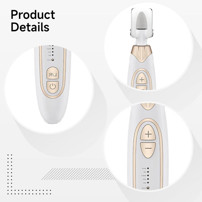 Portable E-File: Cordless Electric Nail Drill Kit with 8 Drill Bits, Manicure and Pedicure Set, Rechargeable for Thick Nails with Travel Case - Image 5