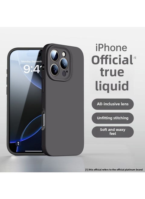 Premium Phone Case For Apple Liquid Silicone All-inclusive Lens Simple Protective Case Multiple Models Available