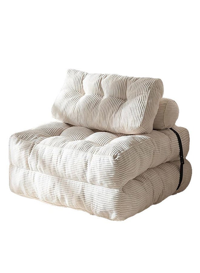 Forthcan Foldable Floor Sofa Chair, Convertible Lazy Lounger Futon with Adjustable Backrest, Thick Cushion, Space-Saving Sleeper for Living Room/Bedroom/Gaming - Image 1