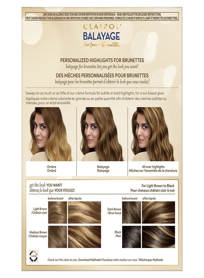 Clairol Nice'n Easy Balayage Permanent Hair Dye, Brunettes Hair Color, Pack of 3 - Image 2