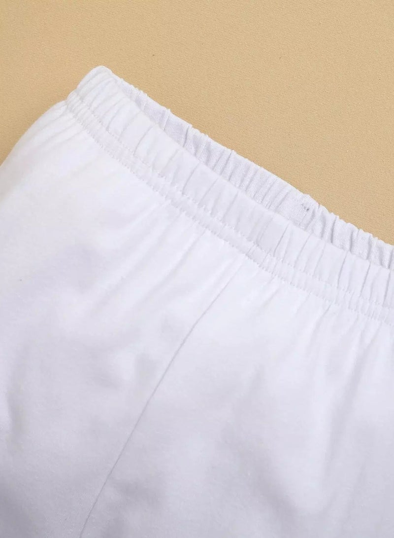 Baby Elastic Waist Solid Pants  - Image 3