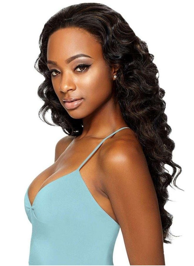 Outre - OUTRE Synthetic Hair Half Wig Quick Weave Ashani (1B) - Image 1