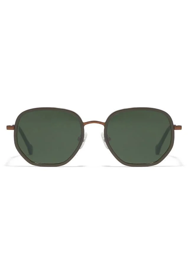 30Sundays Atlas,Unisex Sunglasses, Geometric Sunglasses, UV Protection: UV400 (Green,Green)