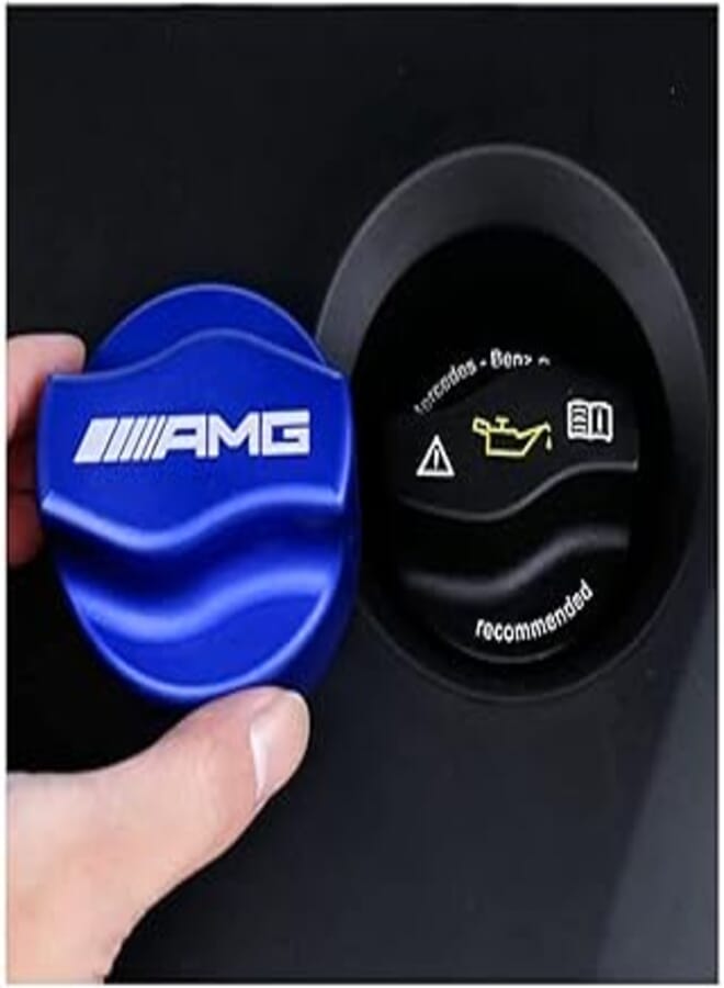 Mercedes A-Class 2020 Engine Oil Cover Decorating Accessory - Blue