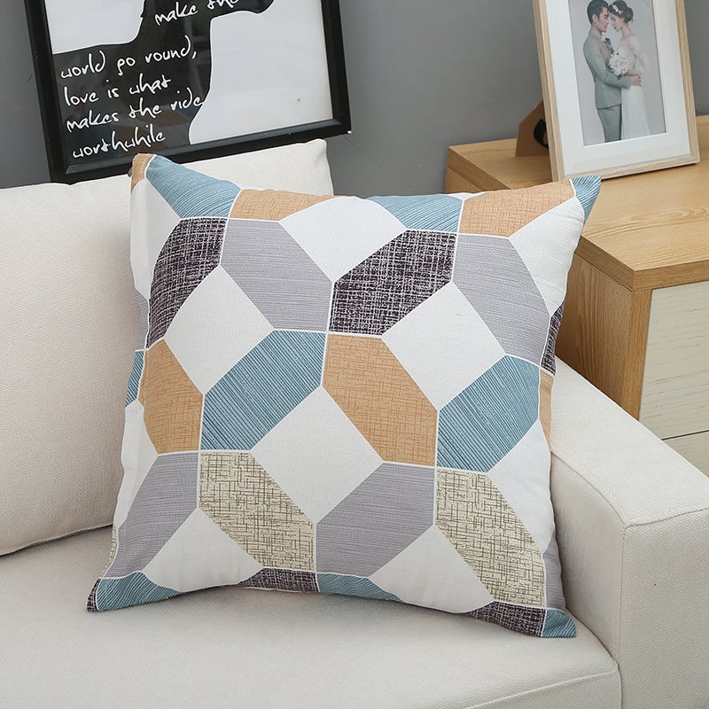 Cotton Decorative Pillow Cover Square - Image 2