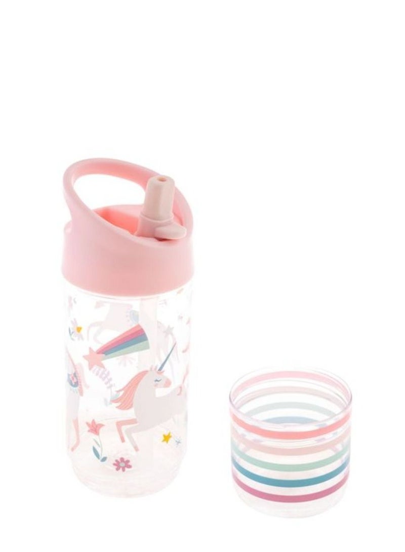 Stephen Joseph Kids Sip and Snack Bottle Unicorn - Image 3