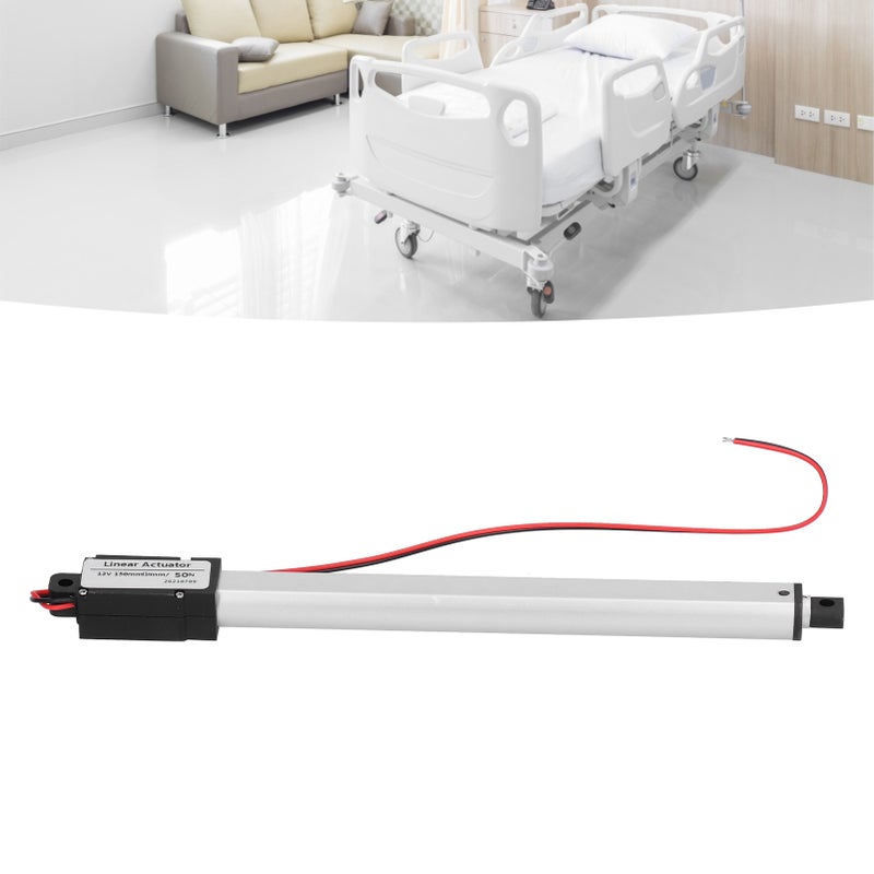 Linear Actuator 12V 150mm Internal Limit Switch Noise Cancelling Short Circuit Protection Mini Electric Linear Actuator15mm/s-50N - Image 4