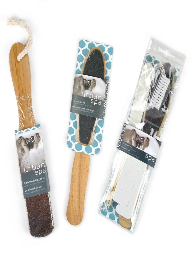 Urbana Urban Spa Wooden Foot File for Calluses, Pedicures, Heels and Toes - Image 5
