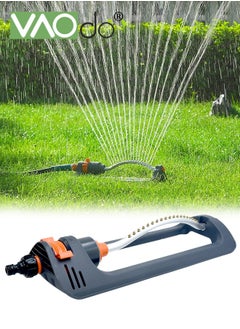 VAOdo Garden Sprinkler 4200-Square Foot Coverage 4 spray modes Auto Irrigation System 180° automatic swing Oscillating Sprinkler with Adjustable Spray  - Image 3