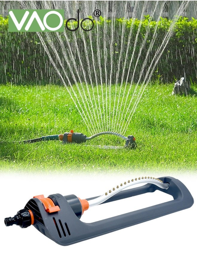 VAOdo - Garden Sprinkler 4200-Square Foot Coverage 4 spray modes Auto Irrigation System 180° automatic swing Oscillating Sprinkler with Adjustable Spray - Image 1