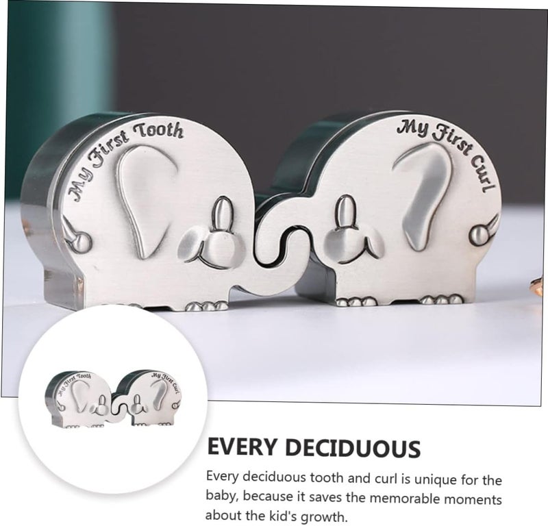 Multiple options Toddmomy 1pair Lovely Elephant Shape Keepsake Box for First Tooth and Hair Curl for Newborn Memories for Christening Birthdays and Holidays Assorted natural tone picks Heavy load resistant Gulf user preference oriented build Diverse purchase plan Multi stock guarantee supply KSA market popular practical build Flexible use switching Space saving design picks Elegant upgraded practical design Longevity upgraded craftsmanship Multi-price design picks Rack friendly Matte anti slip finish Various size alternatives Quick available purchase options Nationwide delivery Trendy natural tone options Fault optimized construction Newly stocked local goods Low wear optimized design Gulf market standard build Elegant practical multi-option build Light sturdy raw material Local licensed courier - Image 5