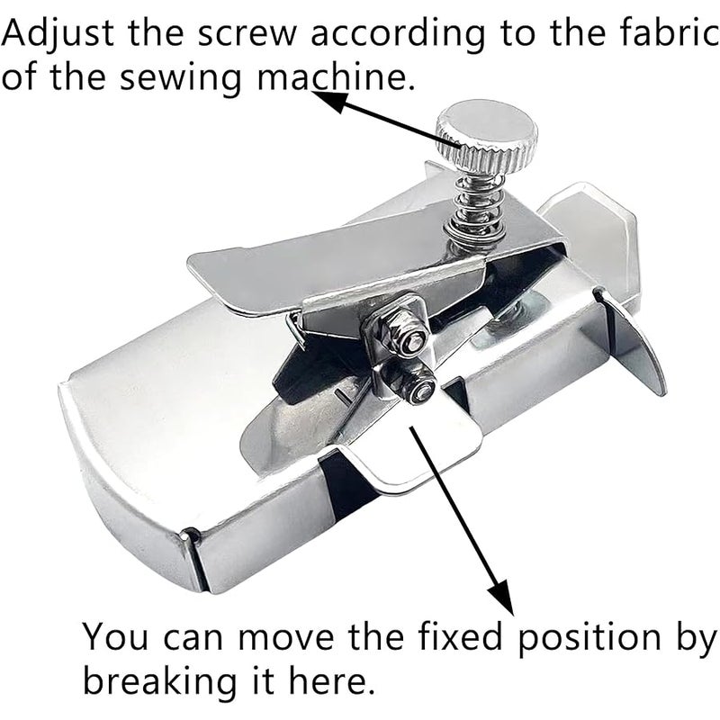 Qitiieli Magnetic Seam Guide for Sewing Machine, Magnetic Sewing Guide with Clip, Magnet Hem Guide, Sewing Machine Presser Foot, Universal Multifunctional Ruler, Hemmer Guide, Sewing Supplies Accessories - Image 5