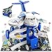 TEMI Kids Airplane Car Toys Race Tracks Transport Airplane Adventures 26 Boys Girls 8 City Cars Garage Parking Lot Playmat Birthday Gifts - Image 3