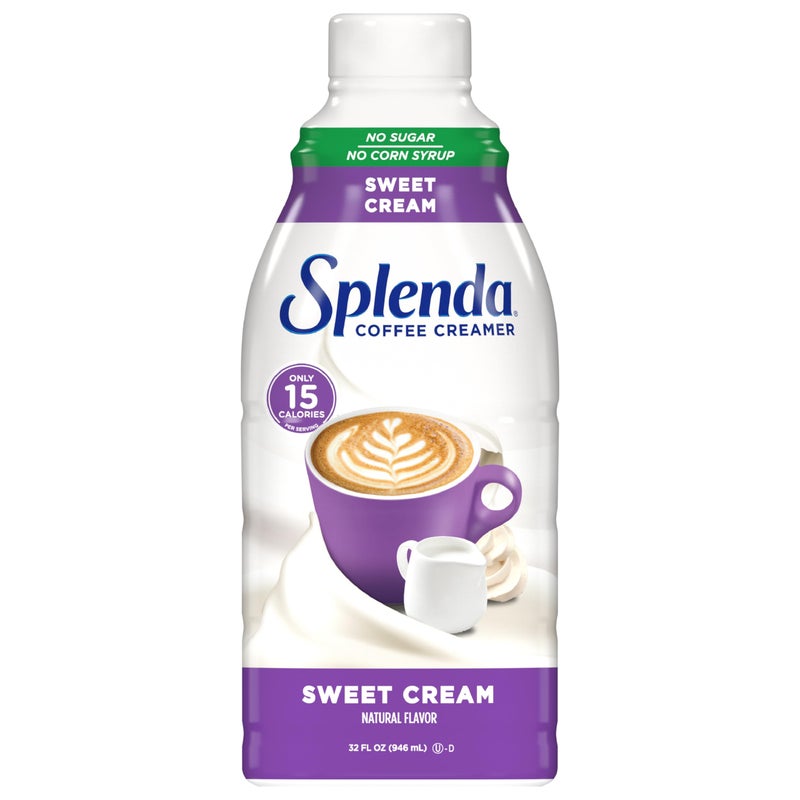 SPLENDA Sugar Free Sweet Cream Coffee Creamer, 32 Fl Oz - Image 1