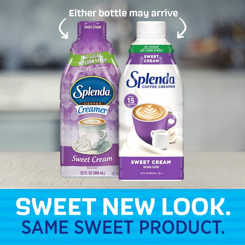 SPLENDA Sugar Free Sweet Cream Coffee Creamer, 32 Fl Oz - Image 4