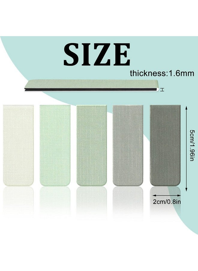 Joyberg 15 Pieces Bookmark, Magnetic Bookmarks For Women, Men, Book Lovers, Page Markers For Students Teachers Reading (Misty, Ocean, Emerald) - Image 1