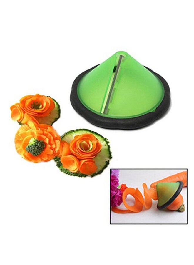 TXIN Carrot Curler and Peeler, Black Carrot Spiral Shred Slicer Root Vegetables Fruits Slicer Sharpener Garnishing Tool - Image 1