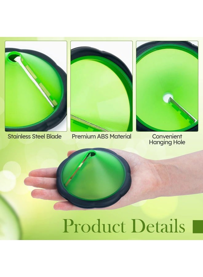 TXIN Carrot Curler and Peeler, Black Carrot Spiral Shred Slicer Root Vegetables Fruits Slicer Sharpener Garnishing Tool - Image 3