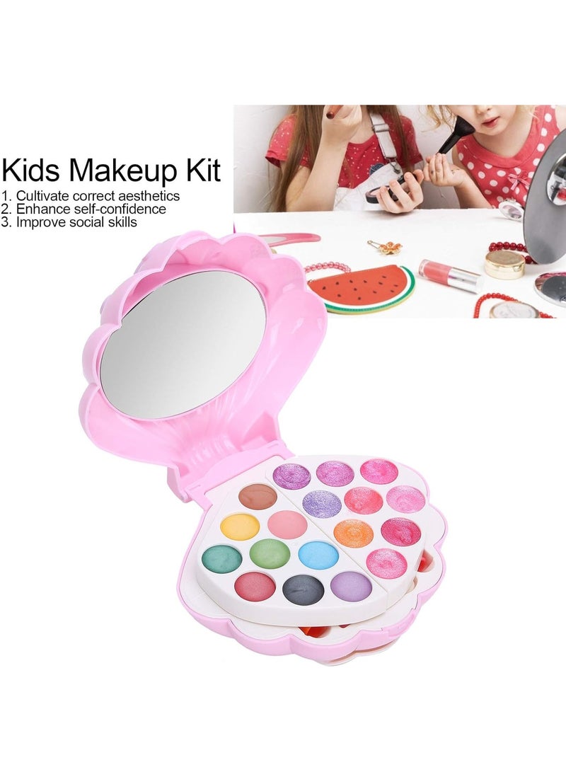 S&Li Novelty Multi-Layer Shell Shape Makeup Case Cosmetic Set Palette Girls Play Toy - Image 4