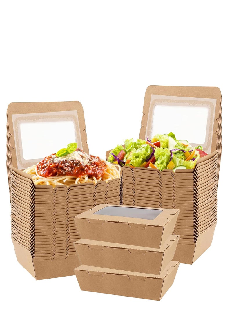 Food containers with single-use window Food boxes for restaurants arties and outings 40 oz 50 packs Brown - pzsku/ZE730B743899AE0C7B769Z/45/_/1720007938/46be0418-e068-473c-a257-5146c536910b