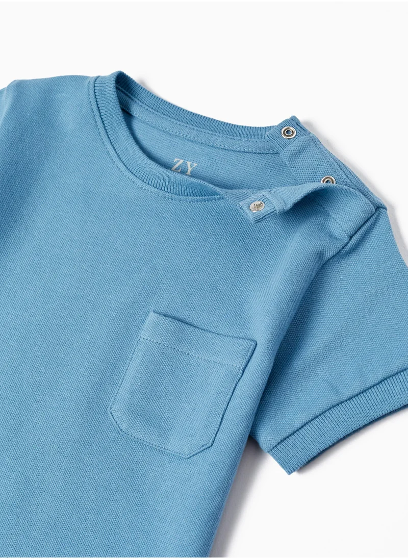 Zippy Zippy Cotton Piquet T-Shirt For Baby Boys B&S