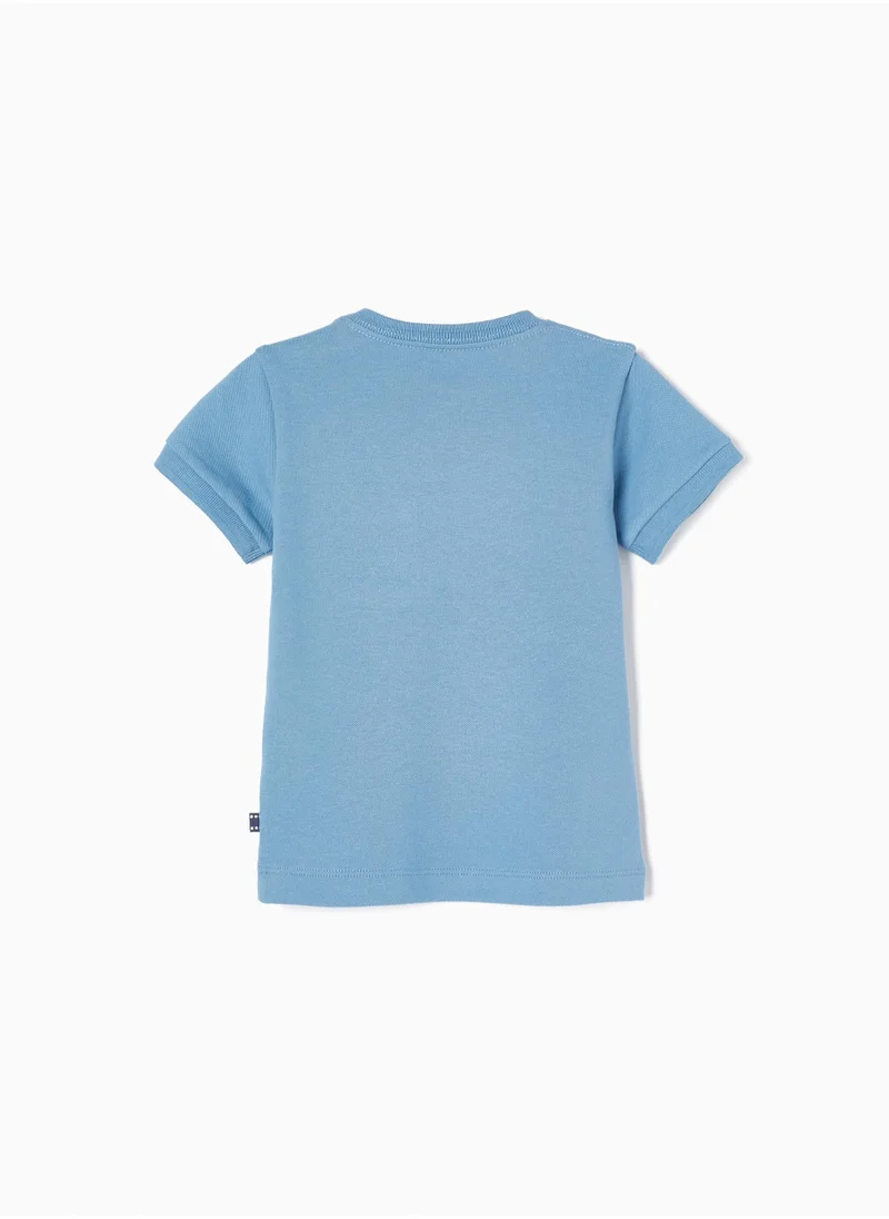 Zippy Zippy Cotton Piquet T-Shirt For Baby Boys B&S