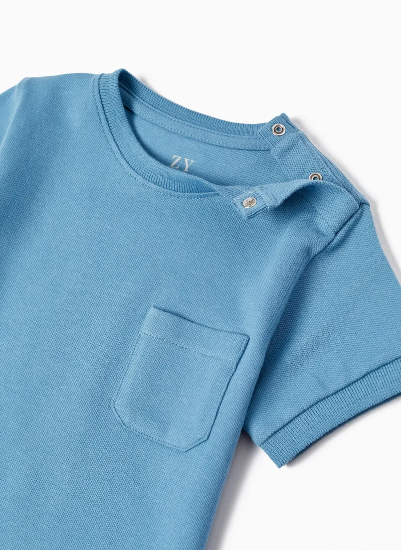 Zippy Zippy Cotton Piquet T-Shirt For Baby Boys B&S
