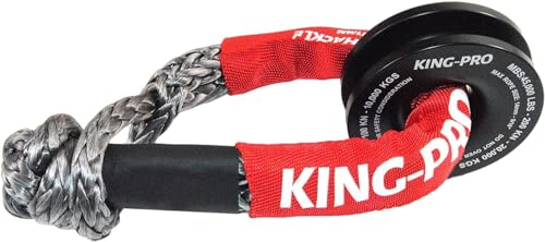 KING-PRO Recovery Ring 7/16"x20" 2PCS Soft Shackle 35,000lbs Breaking Strength with Snatch Ring 45,000lbs for Full-Size Truck Large SUVs Offroad Vehicels (2 Shackle and a Ring) - Image 5