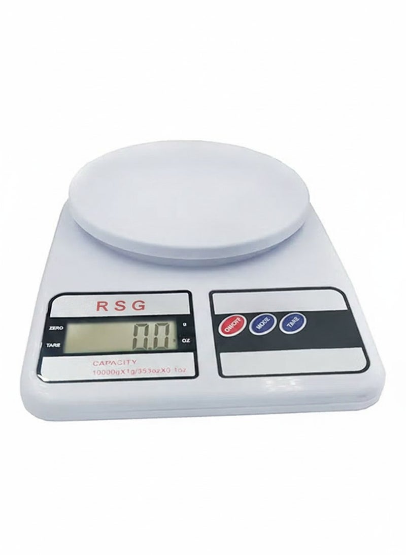 RSG Digital Kitchen Scale Up to 10 KG Multicolour 24.5x3.5x17cm - Image 1