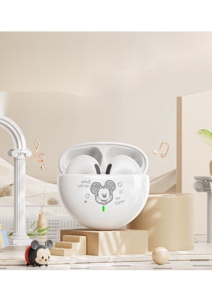ميكي ديزني K26 سماعة رأس بخاصية البلوتوث ستيريو داخل الأذن عمر بطارية طويل جدًا لطيف كارتون ميني ديزني K26-Doodle ميكي - Image 2