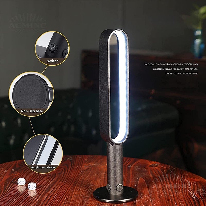 AWOKZA Touch Switch Dimmable Retro Metal Small Battery Operated Lamp Rechargeable Cordless Restaurant Table Lamp LAMP in - Image 3