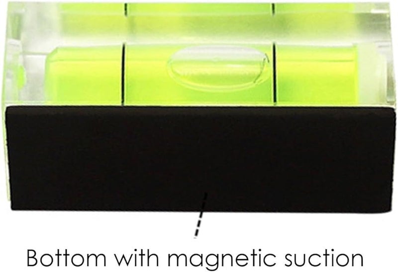 مستوى الروح الفقاعي الأخضر المغناطيسي المصغر للكاميرات والحوامل الثلاثية والصور الثابتة - Image 5