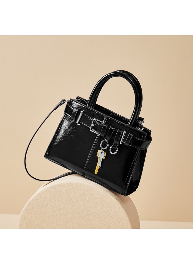 15MINS New Platinum Women's Handbag - Crossbody Shoulder Bag & Top Handle Mini Square Purse - Image 2
