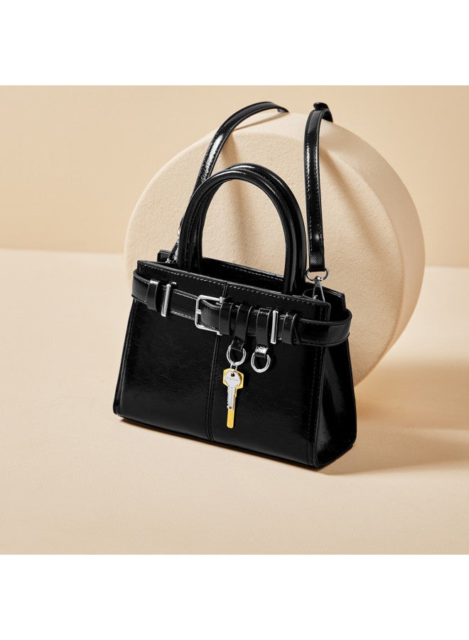 15MINS New Platinum Women's Handbag - Crossbody Shoulder Bag & Top Handle Mini Square Purse - Image 3