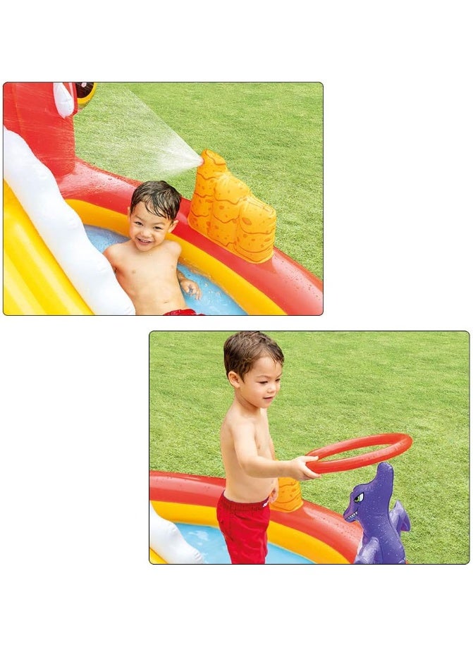 INTEX Happy Dino Play Center Pool 196x170x107cm - Image 3