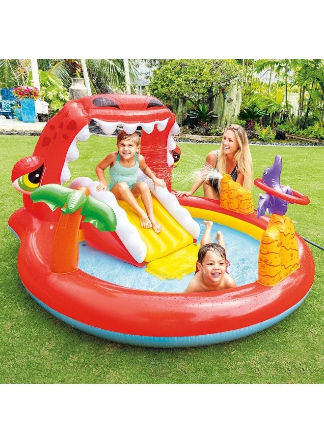 INTEX Happy Dino Play Center Pool 196x170x107cm - Image 2