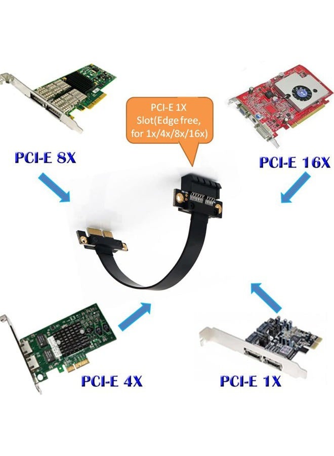 Mustpoint PCI-e PCI Express 36PIN 1X Extender Extension Cable with Gold-Plated Connector - Image 2