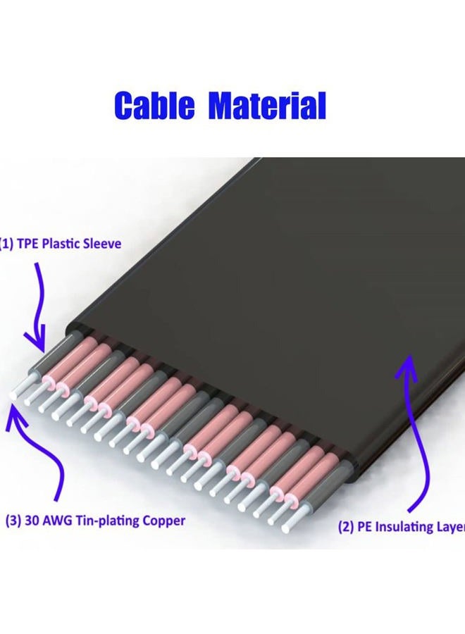 Mustpoint PCI-e PCI Express 36PIN 1X Extender Extension Cable with Gold-Plated Connector - Image 3