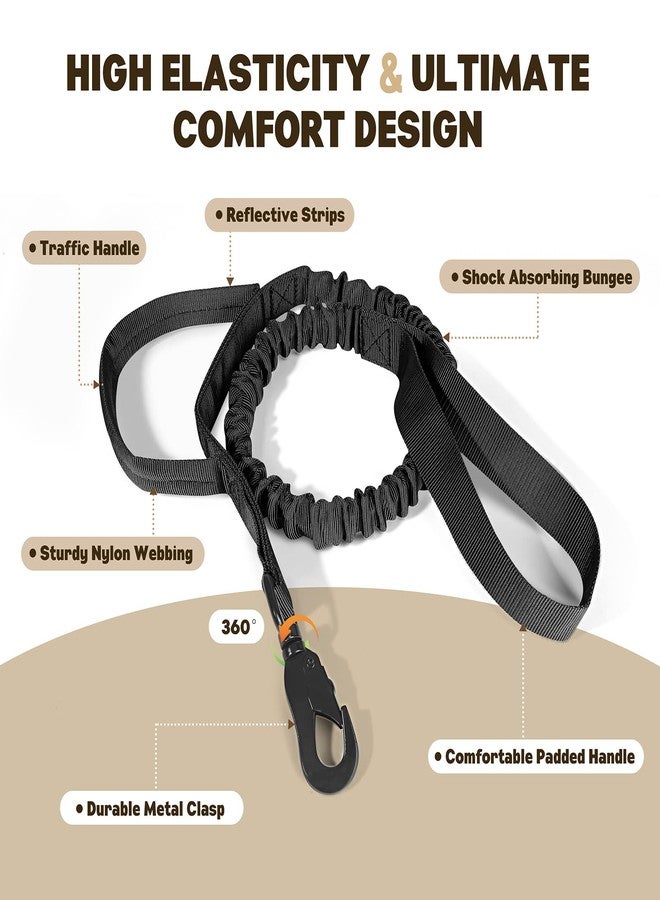 FYA Tactical Dog Collar And Leash Set, Military Dog Collar, Adjustable Training Nylon Dog Collar With Control Handle And Heavy Metal Buckle For Medium And Large Dogs Daily Training And Walks,48 Cm - Image 2