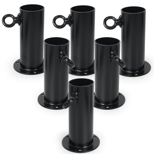Aoneky 1 38 6810Legs High Peak Corner Canopy Fitting Couplers Kit Frame Carport Connectors 6Pack Foot Pad - Image 1