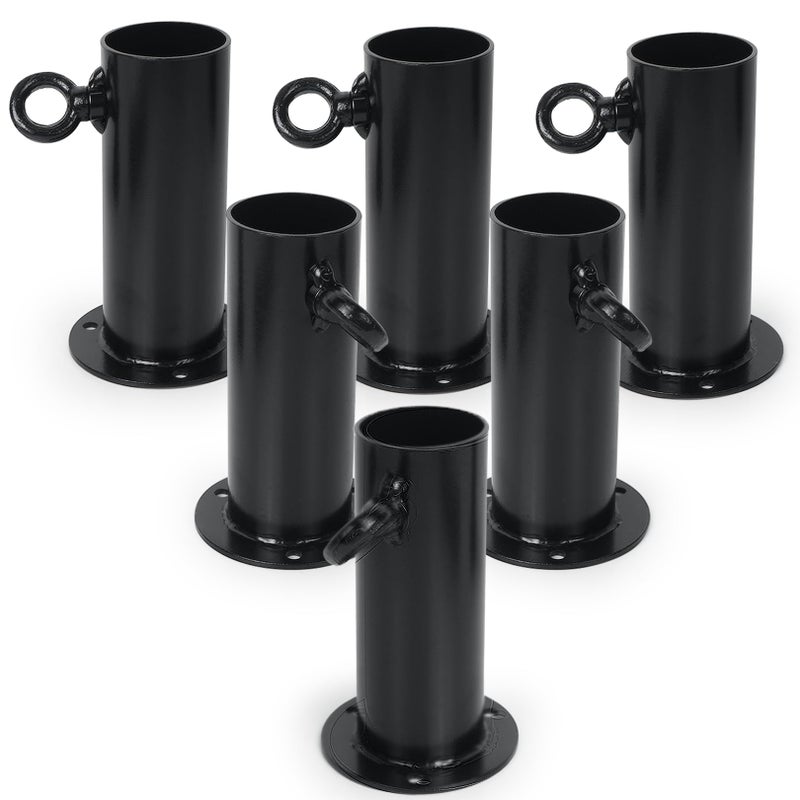 Aoneky 1 38 6810Legs High Peak Corner Canopy Fitting Couplers Kit Frame Carport Connectors 6Pack Foot Pad - Image 2